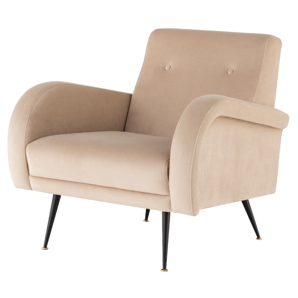 Nuevo HGSC442 HUGO OCCASIONAL CHAIR in NUDE